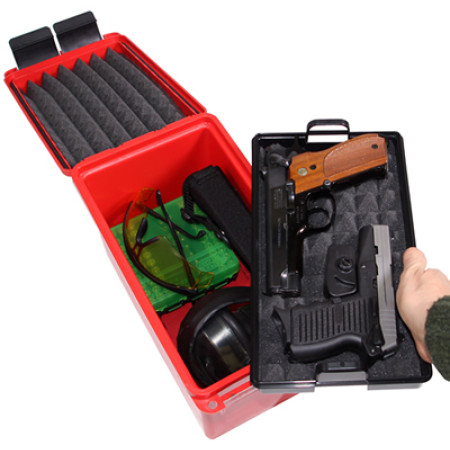 MTM Handgun Conceal Carry Case - Red