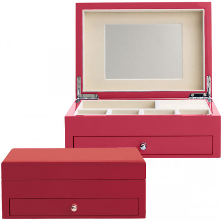 Reed & Barton Poppy Red - High-Gloss Jewelry Box