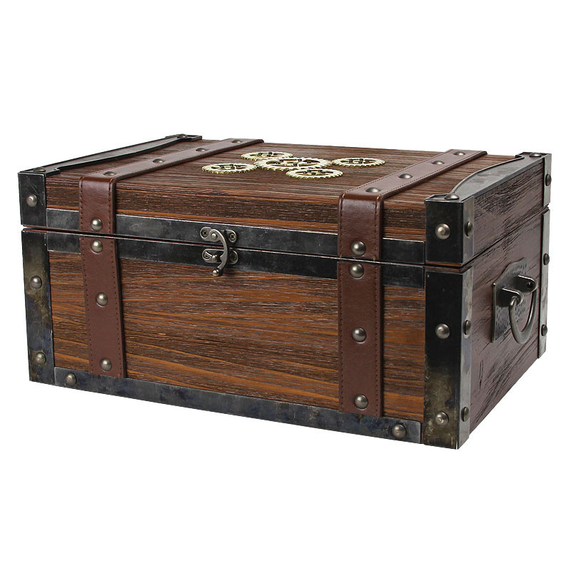 Steampunk 100-ct Trunk Humidor | American Box