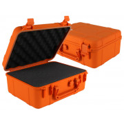 Megilla 6700 12” Waterproof Drybox Case - Rubberized Orange