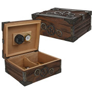 Steampunk 50-ct Humidor 