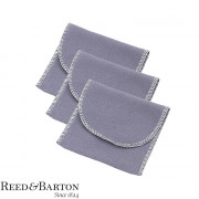 Reed & Barton 3"x3" Tarnish-Resistant Flannel Storage Bag - 3 Pack