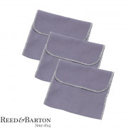 Reed & Barton 5"x5" Tarnish-Resistant Flannel Storage Bag - 3 Pack