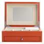 Reed & Barton Citrus Orange - High-Gloss Jewelry Box