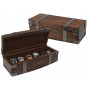 Relic Series Sanctum 6-pc Bow Front Watch Box - Reclaimed Wood